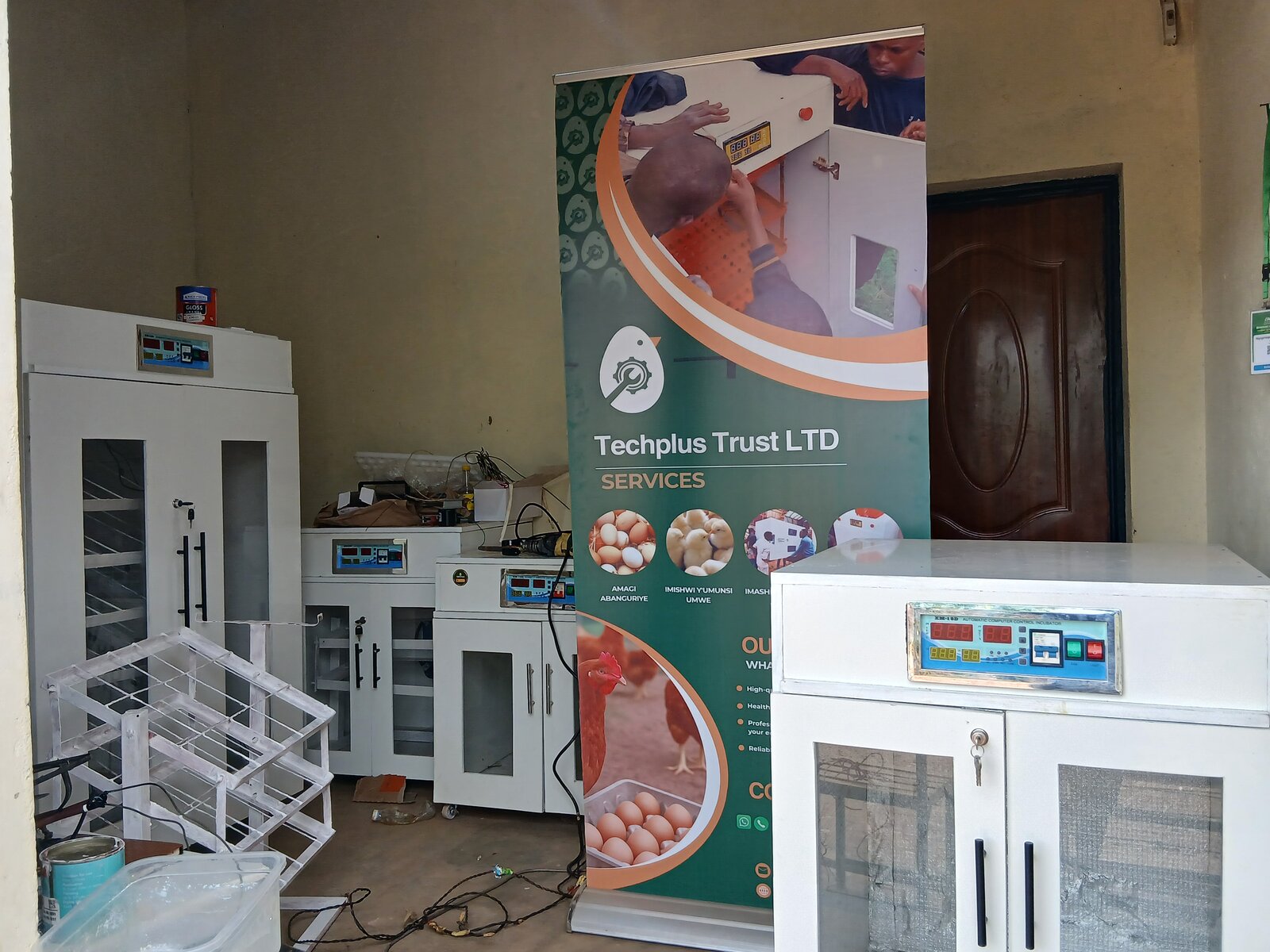 TechPlus Trust incubators assembled in the Kamonyi workshop